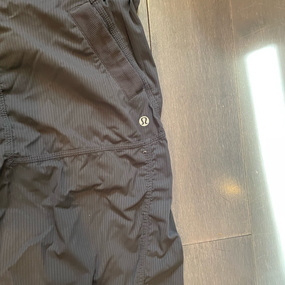 Lululemon grey track pants . Size 8. Light wear .